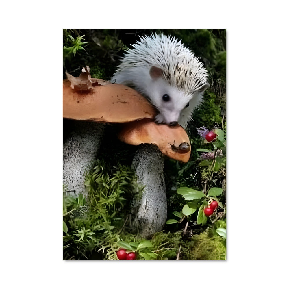 Poster Le Hérisson Gourmet