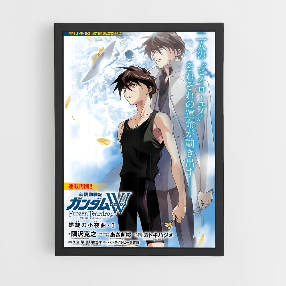ap-heero yuy-4 cadre Noir