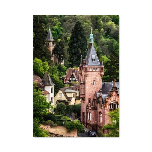 Poster Charme de Heidelberg