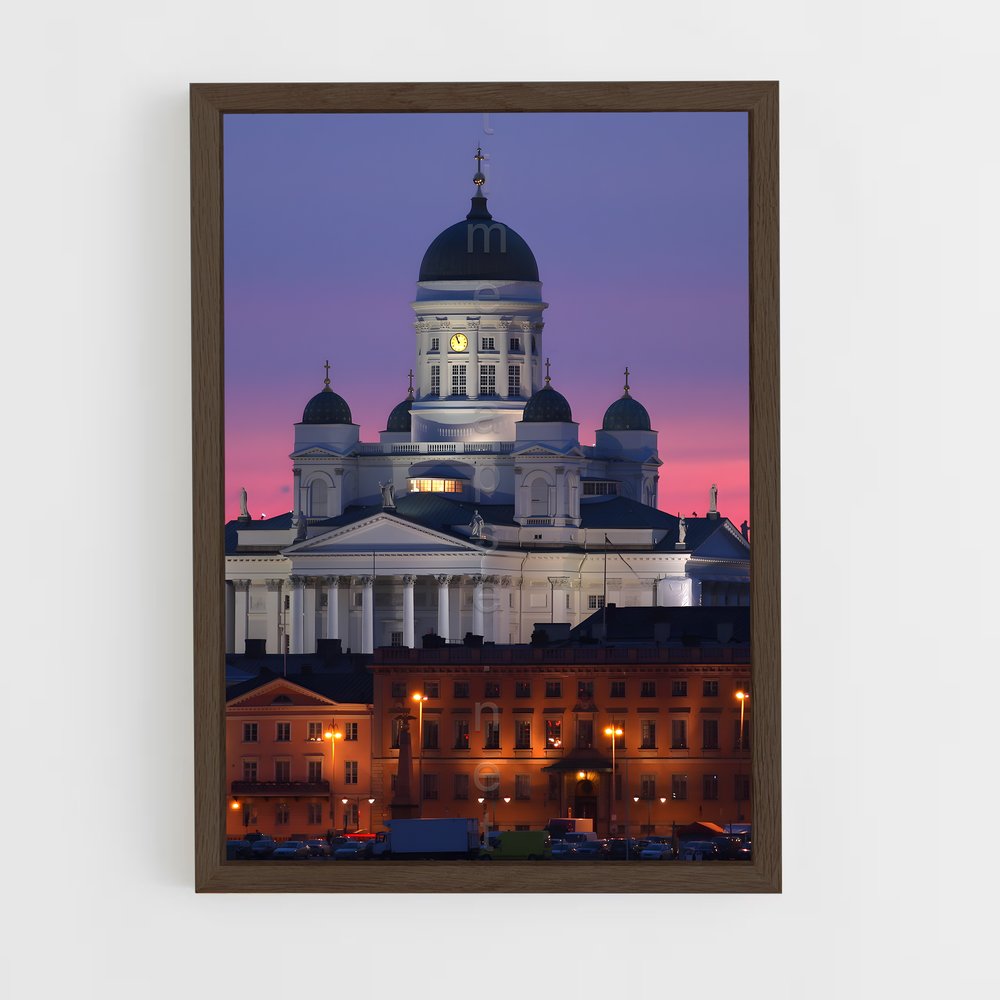 ap-helsinki cathedral-1 cadre Bois foncé