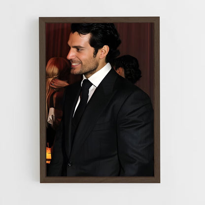 ap-henry cavill-3 cadre Bois foncé