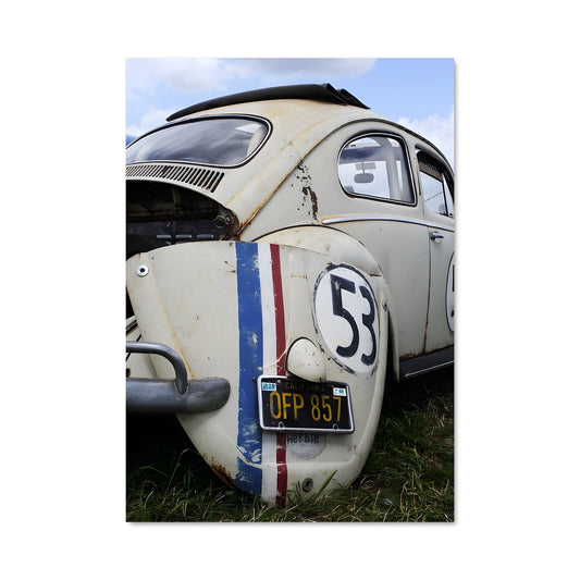 Poster Herbie Blue Racer