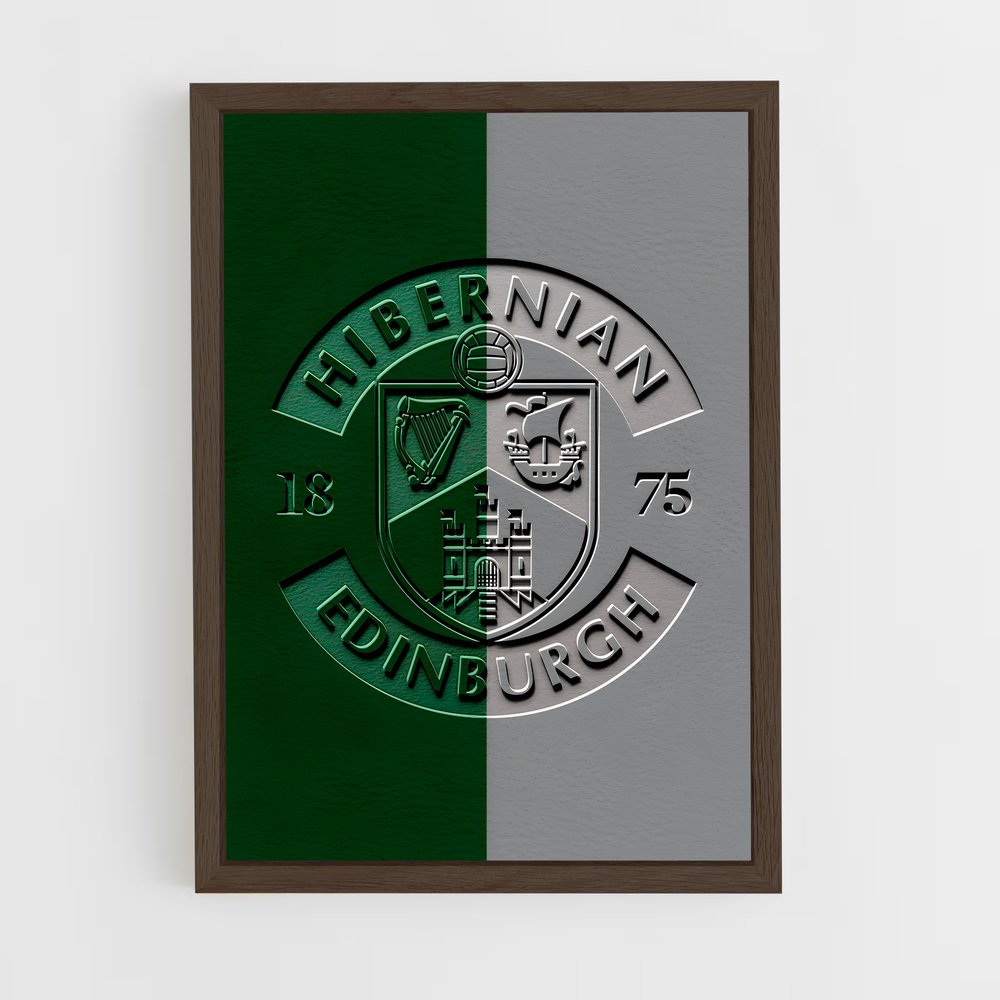 ap-hibernian fc-1 cadre Bois foncé