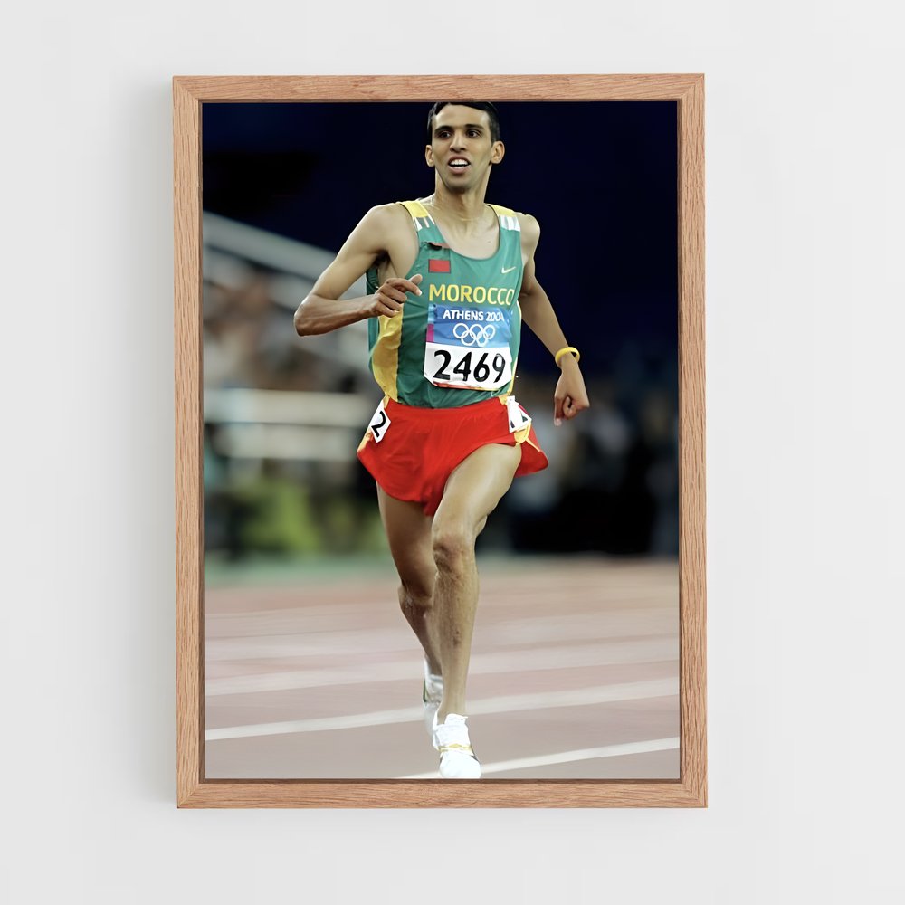 ap-hicham el guerrouj-2 cadre Bois clair