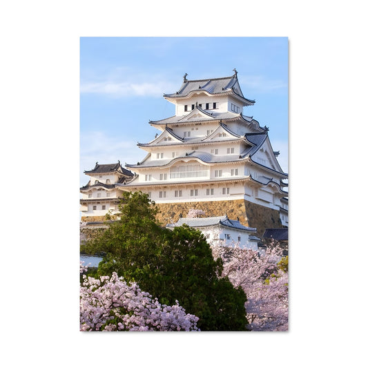 Poster Hanami au Château de Himeji