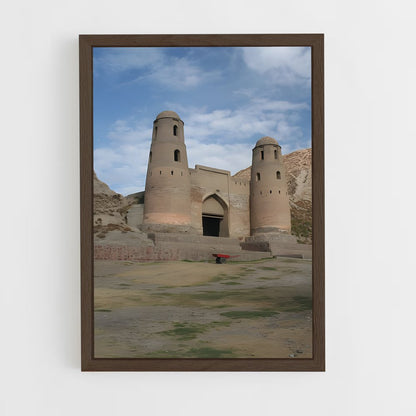ap-hissar fortress-1 cadre Bois foncé
