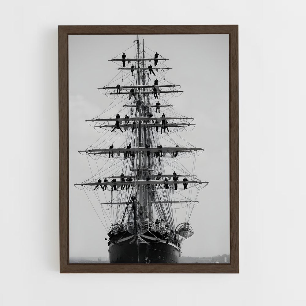ap-historic ships-4 cadre Bois foncé