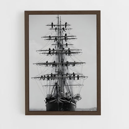 ap-historic ships-4 cadre Bois foncé