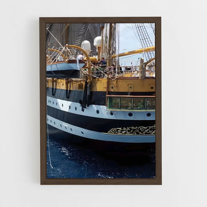 ap-historic ships-9 cadre Bois foncé