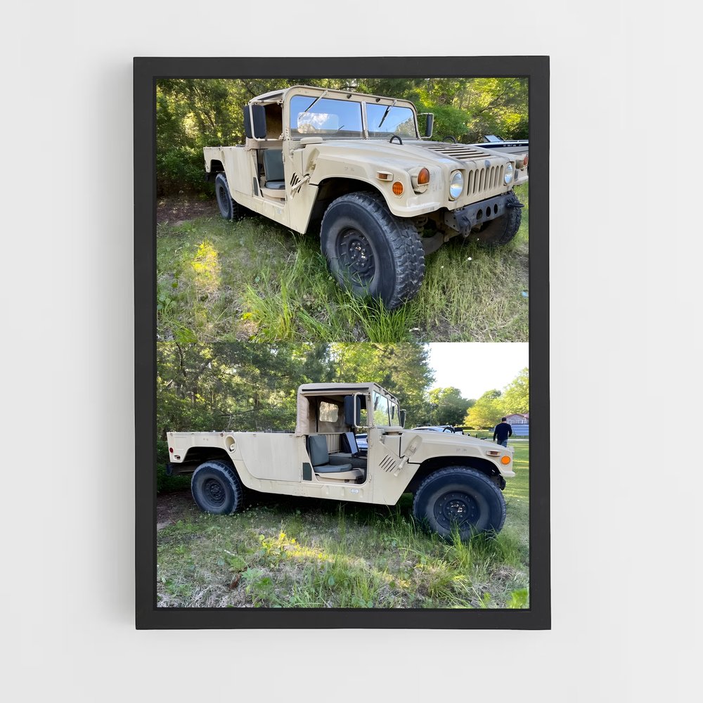 ap-hmmwv humvee-1 cadre Noir