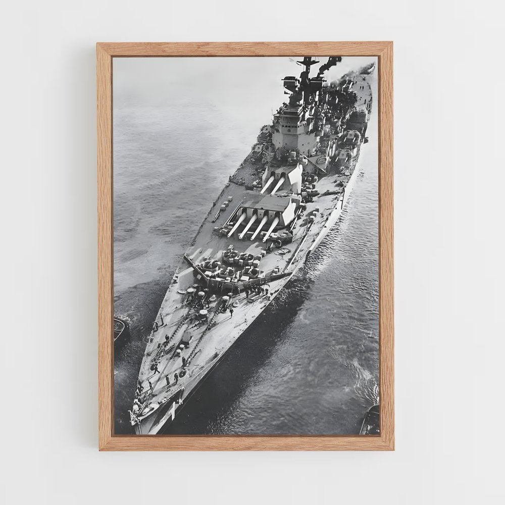 ap-hms king george v-3 cadre Bois clair