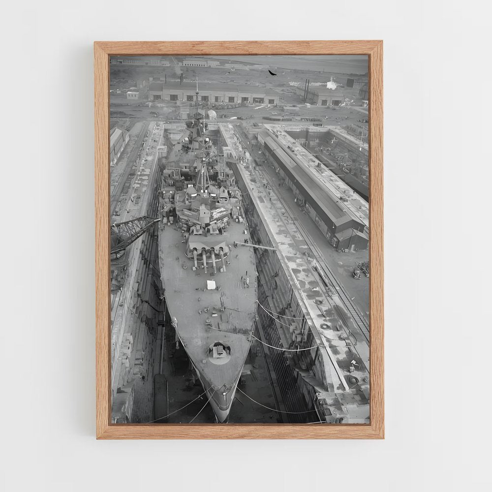 ap-hms king george v-5 cadre Bois clair
