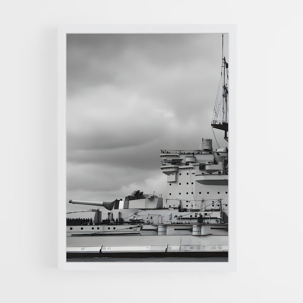 ap-hms warspite-1 cadre Blanc