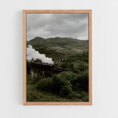 ap-hogwarts express-4 cadre Bois clair