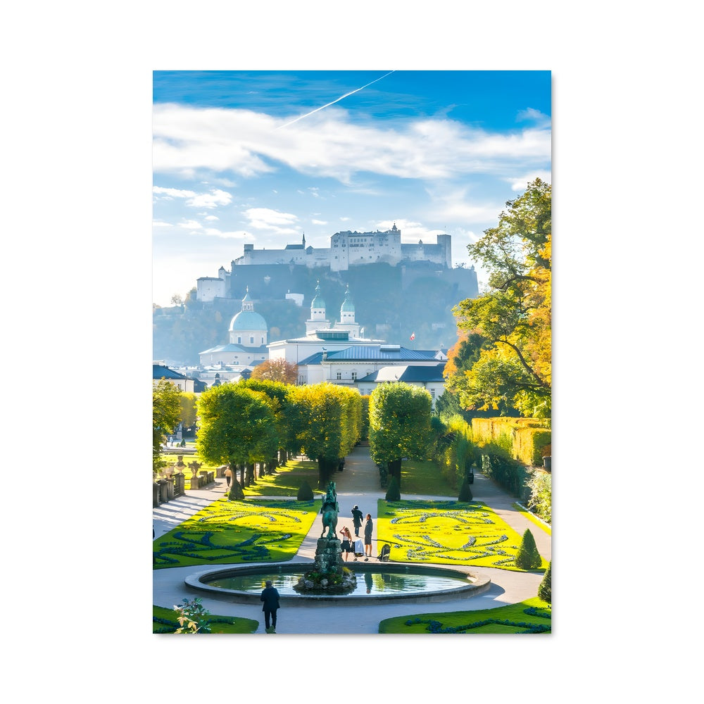 Poster Jardins de Salzbourg