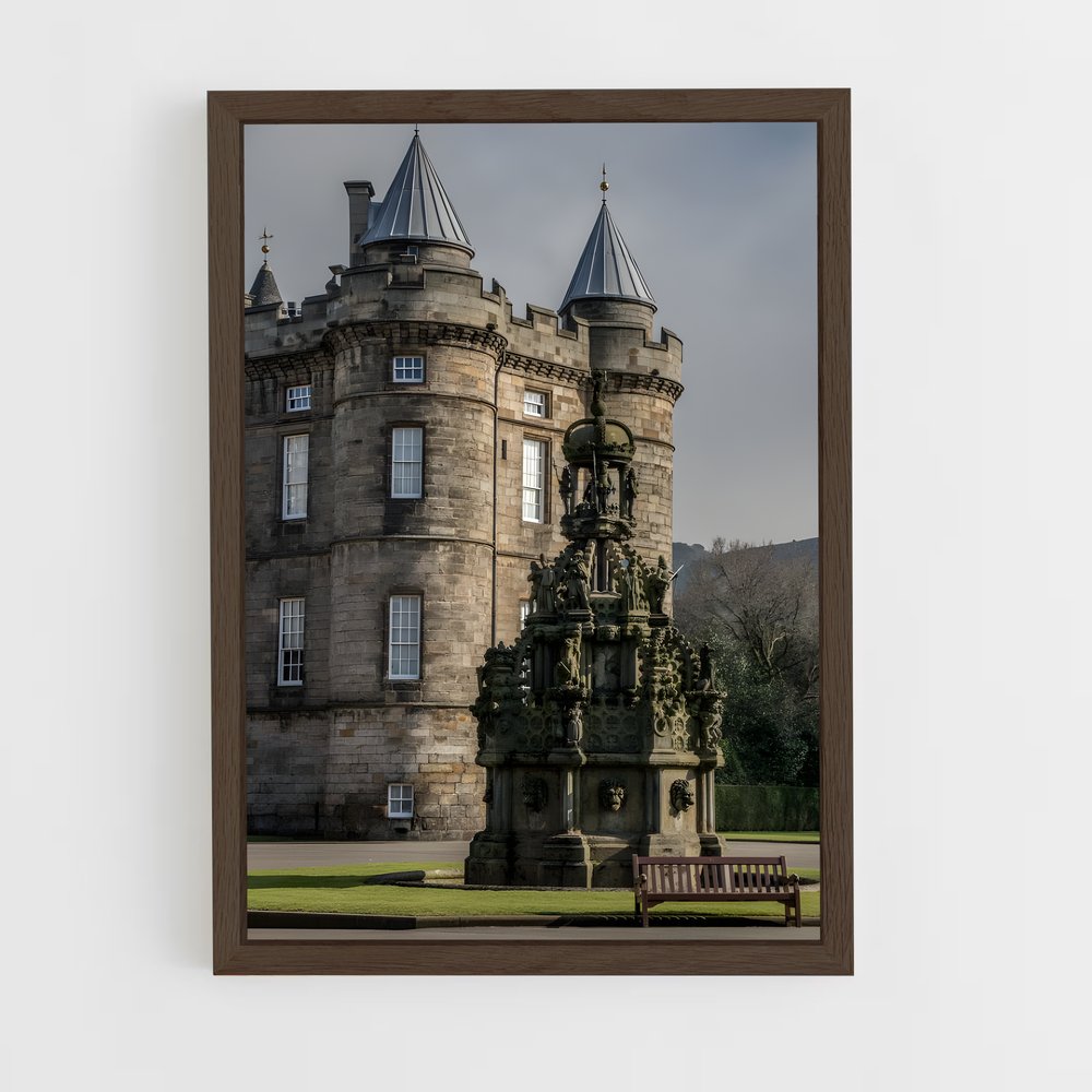 ap-holyrood palace-1 cadre Bois foncé
