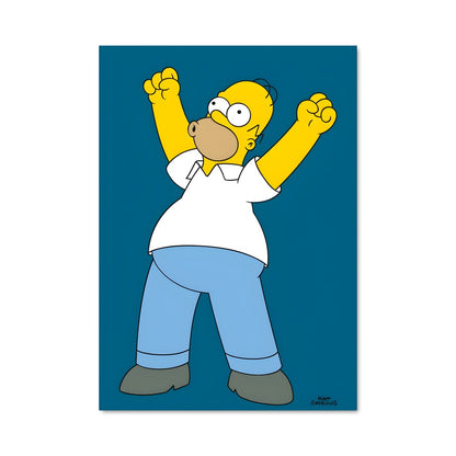 Poster Homer à l'Infini