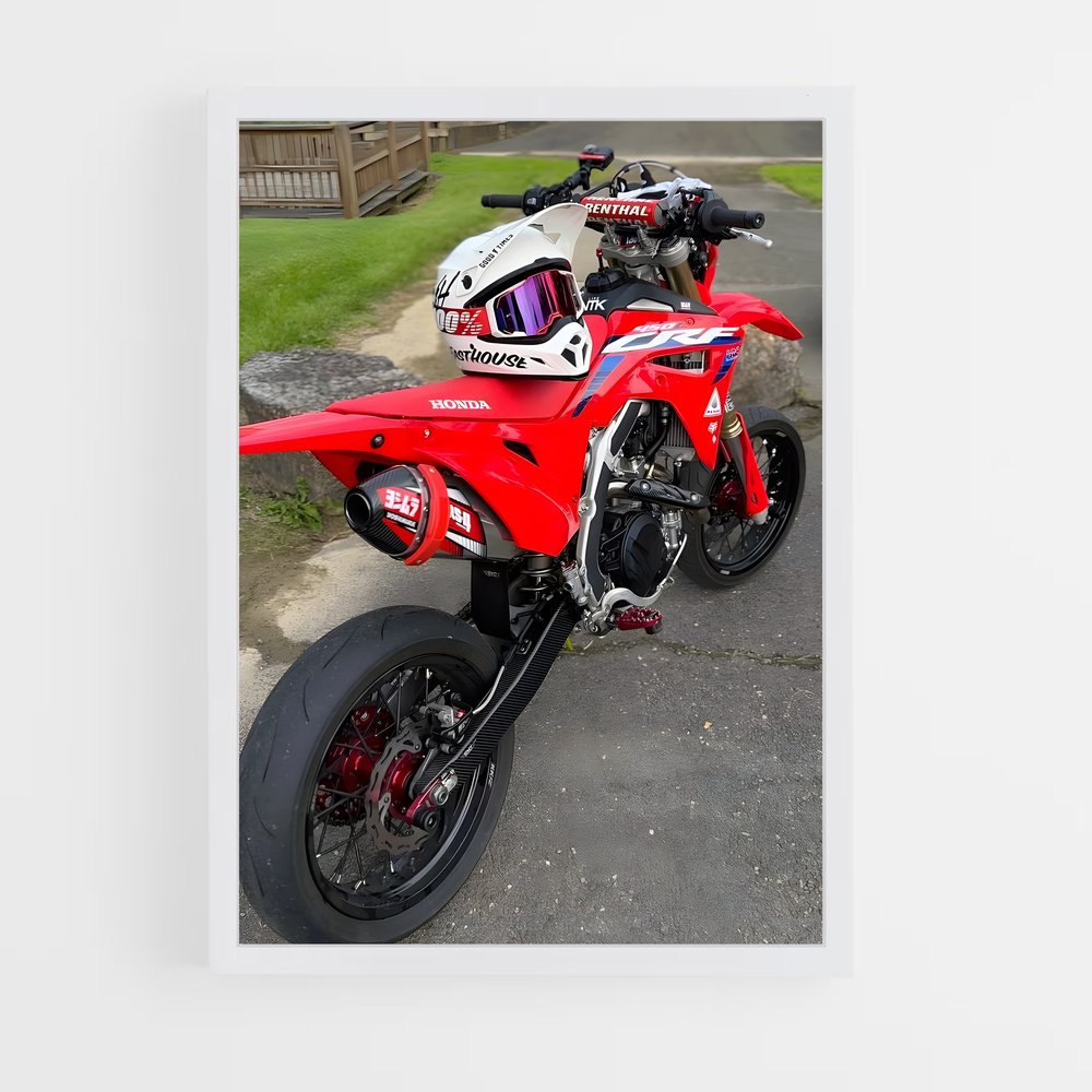 ap-honda crf450r-3 cadre Blanc