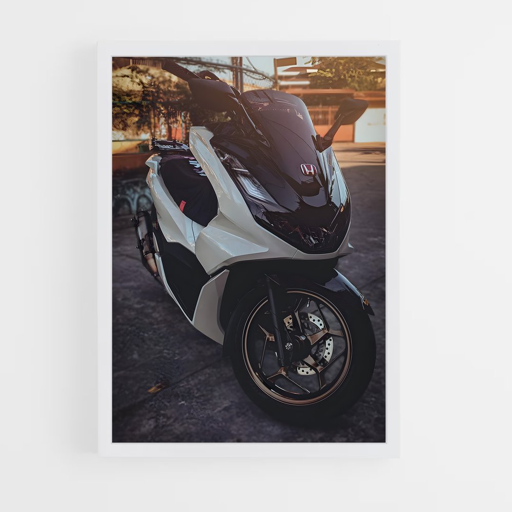 ap-honda pcx-5 cadre Blanc