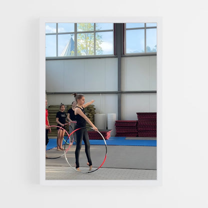 ap-hoop rhythmic gymnastics-7 cadre Blanc