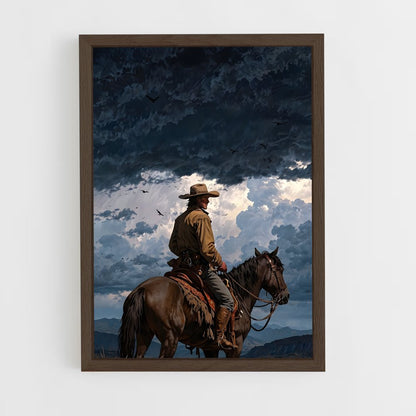 ap-horse-4 cadre Bois foncé