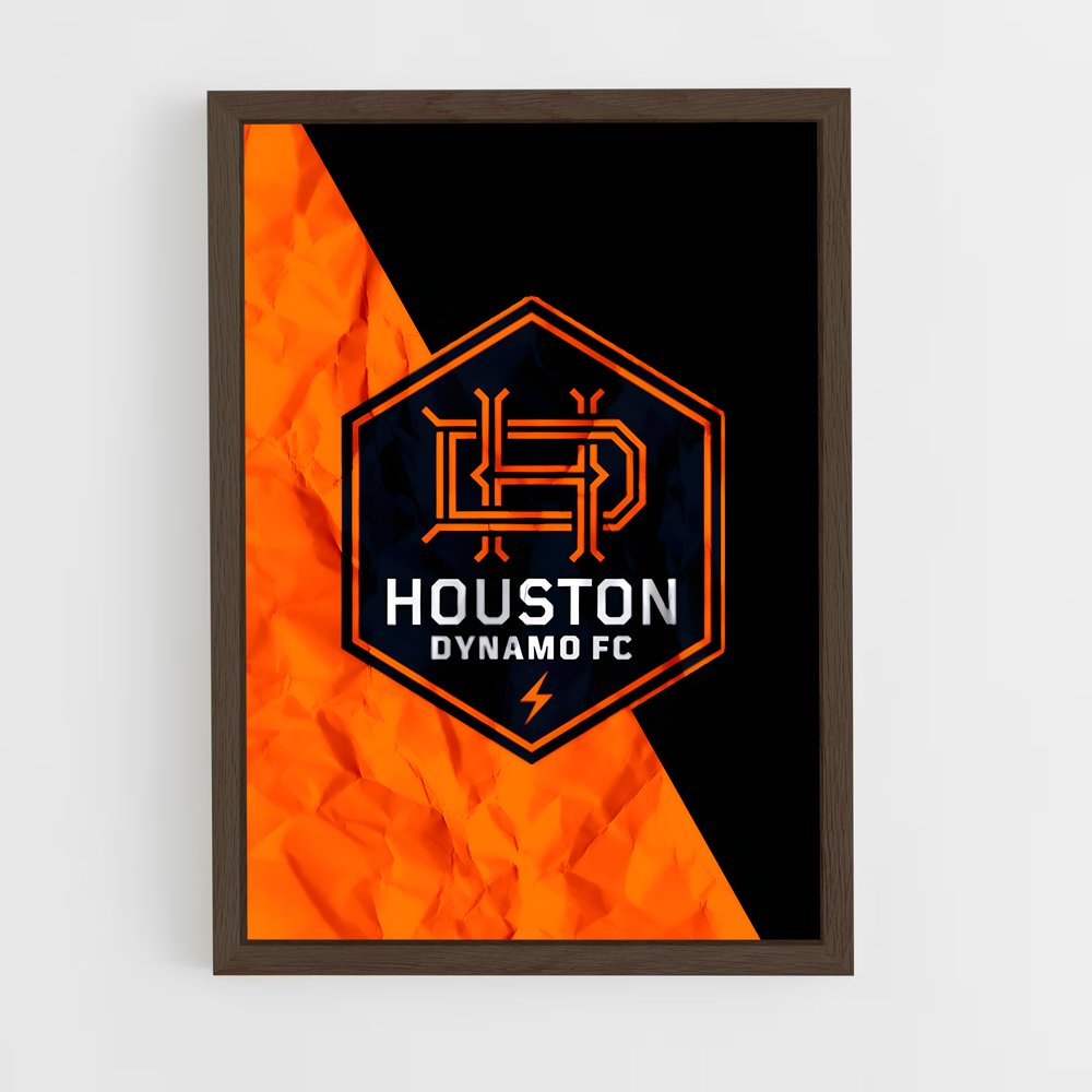 ap-houston dynamo fc-1 cadre Bois foncé