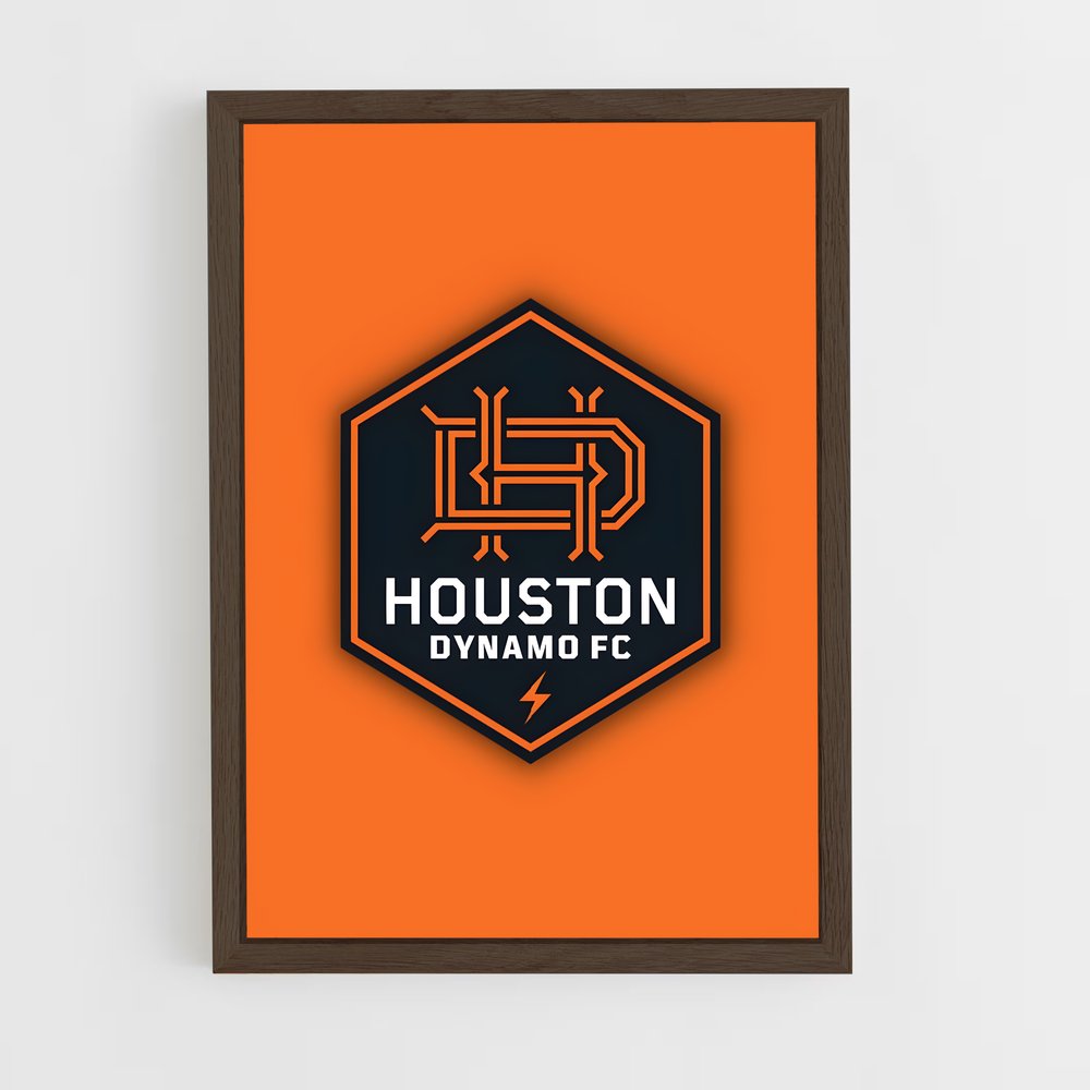 ap-houston dynamo fc-2 cadre Bois foncé