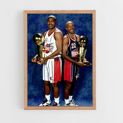 ap-houston rockets-7 cadre Bois clair