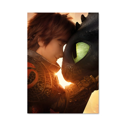 Poster Dragons et Amitié