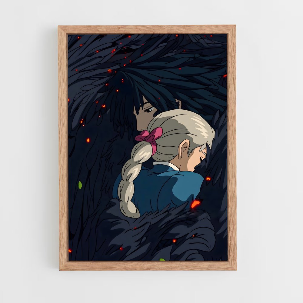 ap-howls moving castle-6 cadre Bois clair