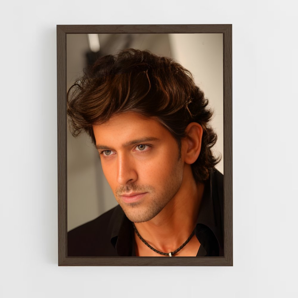 ap-hrithik roshan-1 cadre Bois foncé