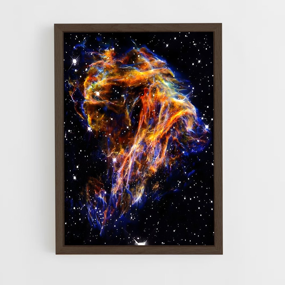 ap-hubble telescope-2 cadre Bois foncé