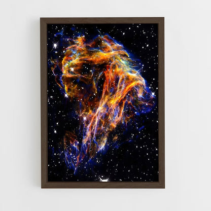 ap-hubble telescope-2 cadre Bois foncé