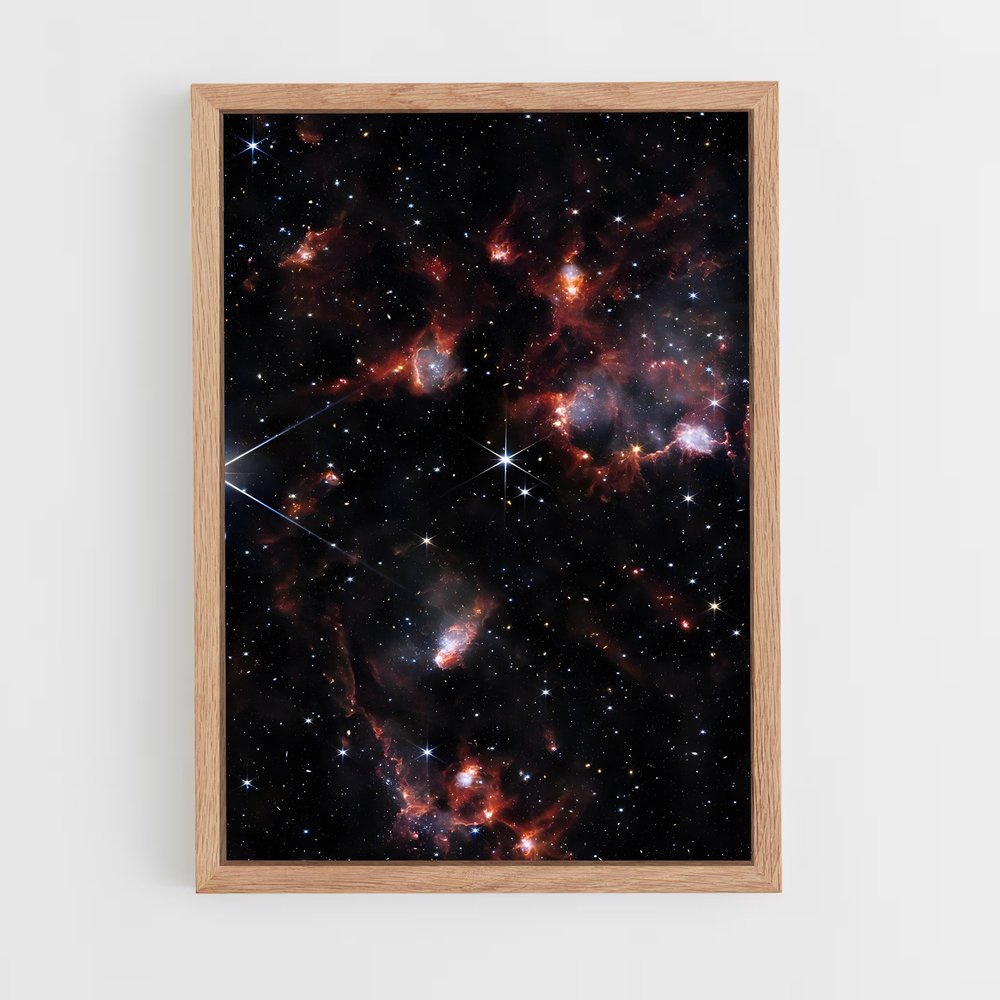 ap-hubble telescope-4 cadre Bois clair