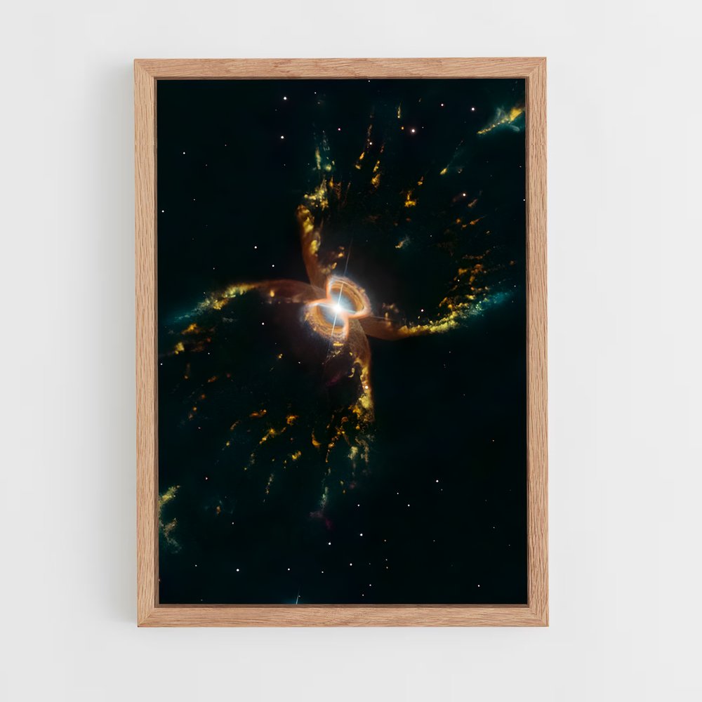 ap-hubble telescope-8 cadre Bois clair