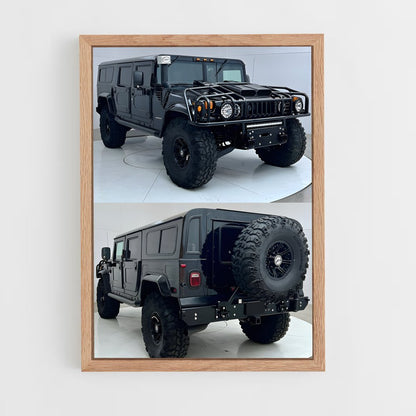 ap-hummer h1-1 cadre Bois clair