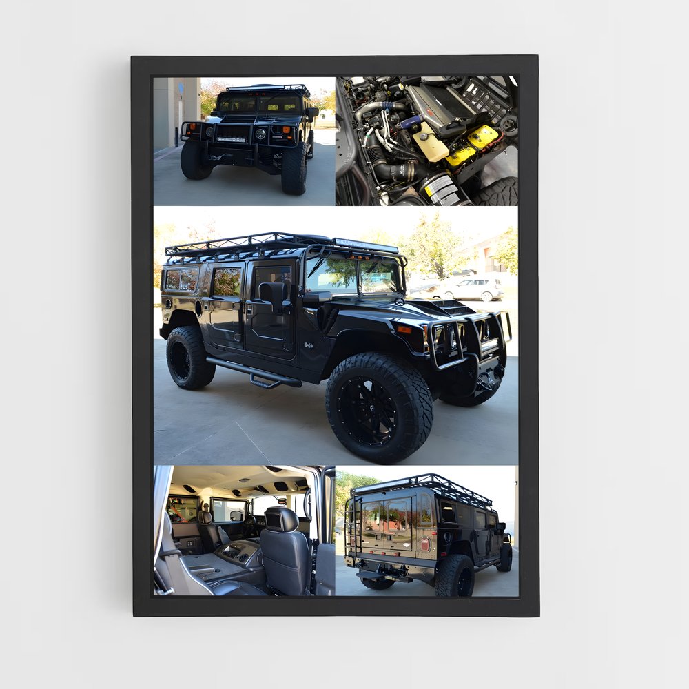 ap-hummer h1-3 cadre Noir