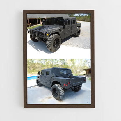 ap-hummer h1-4 cadre Bois foncé