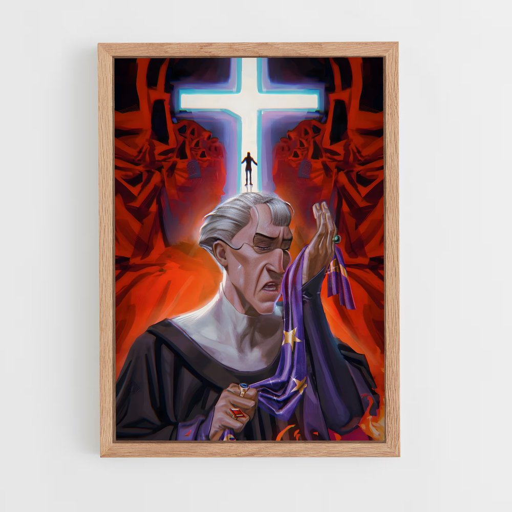 ap-hunchback of notre dame-10 cadre Bois clair