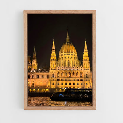 ap-hungarian parliament-3 cadre Bois clair