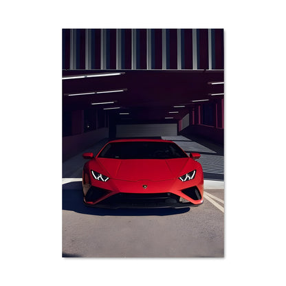 Poster Huracan Rouge
