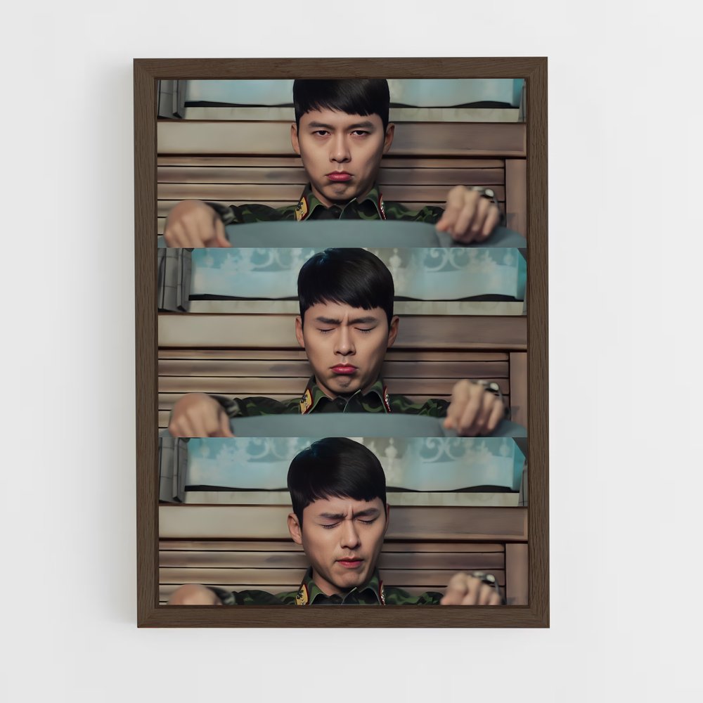 ap-hyun bin-8 cadre Bois foncé