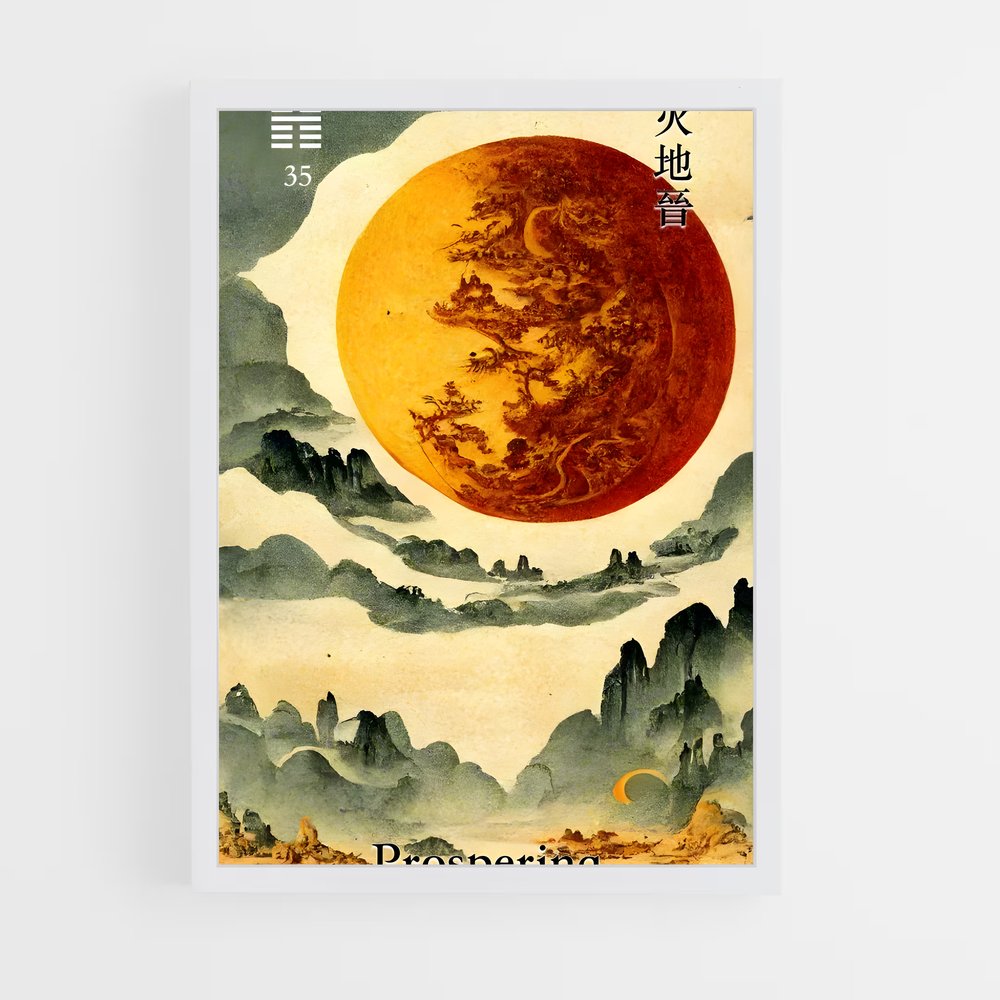 ap-i ching-9 cadre Blanc