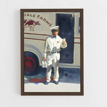 ap-ice delivery man-3 cadre Bois foncé
