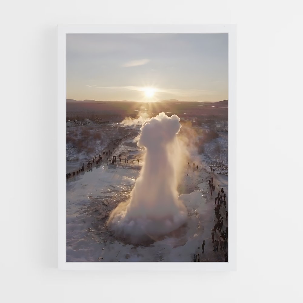 ap-iceland geysers-2 cadre Blanc