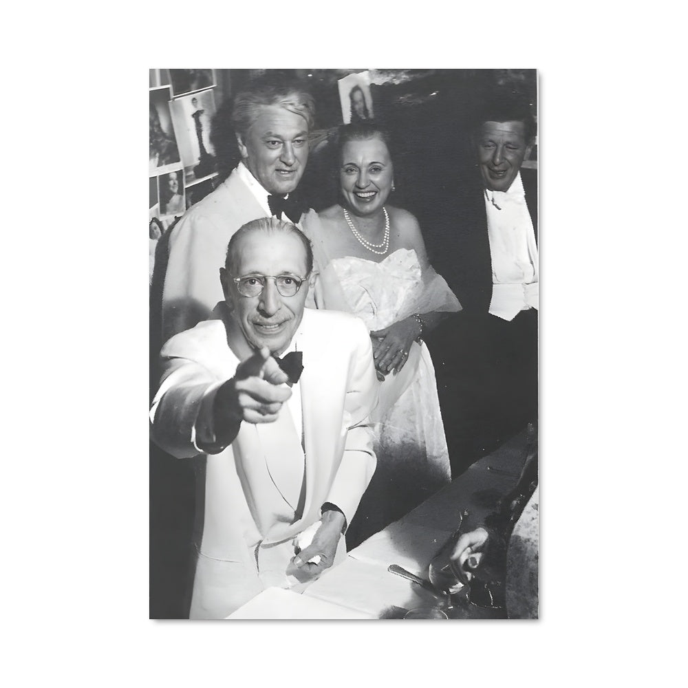 Poster Stravinsky en Tuxedo
