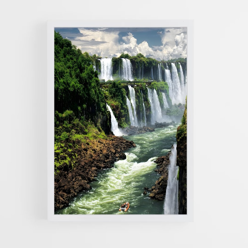 ap-iguazu falls-1 cadre Blanc