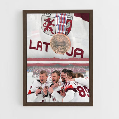 ap-iihf world championship-1 cadre Bois foncé
