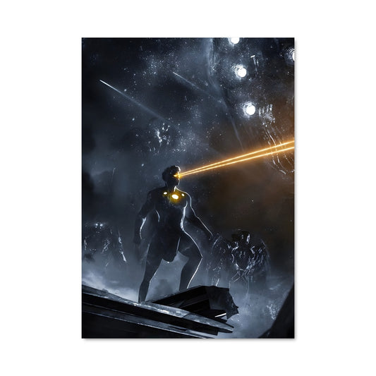 Poster Laser Noir