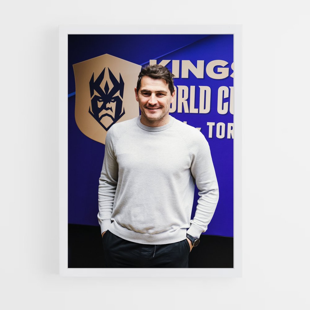 ap-iker casillas-2 cadre Blanc